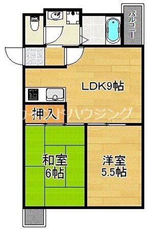 住ノ江駅 徒歩2分 4階の物件間取画像